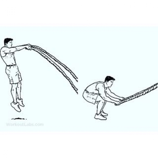 battle rope jump