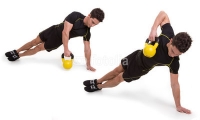 plancha lateral kettlebell track